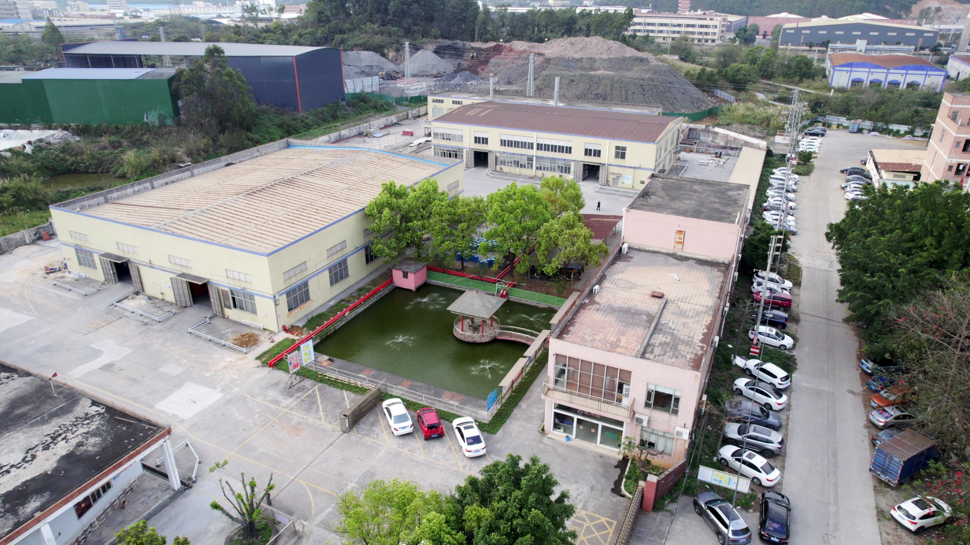 Aerial view of Tangcai’s production site in Gaoming, Foshan